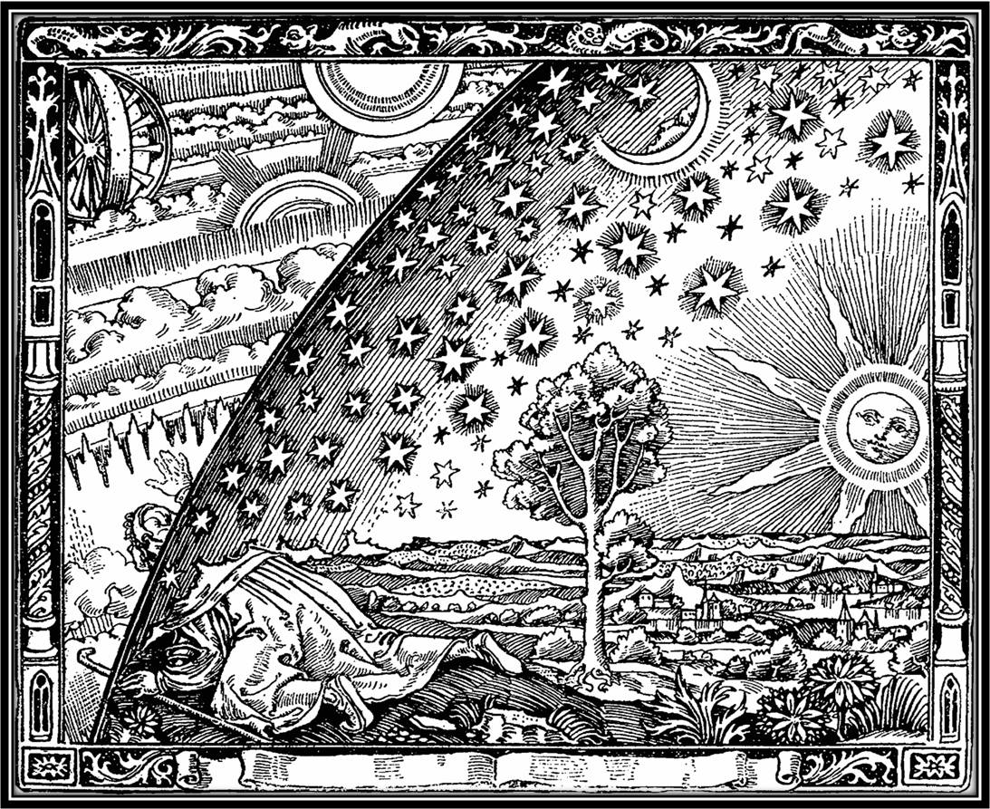 Holzstich des Flammarion
